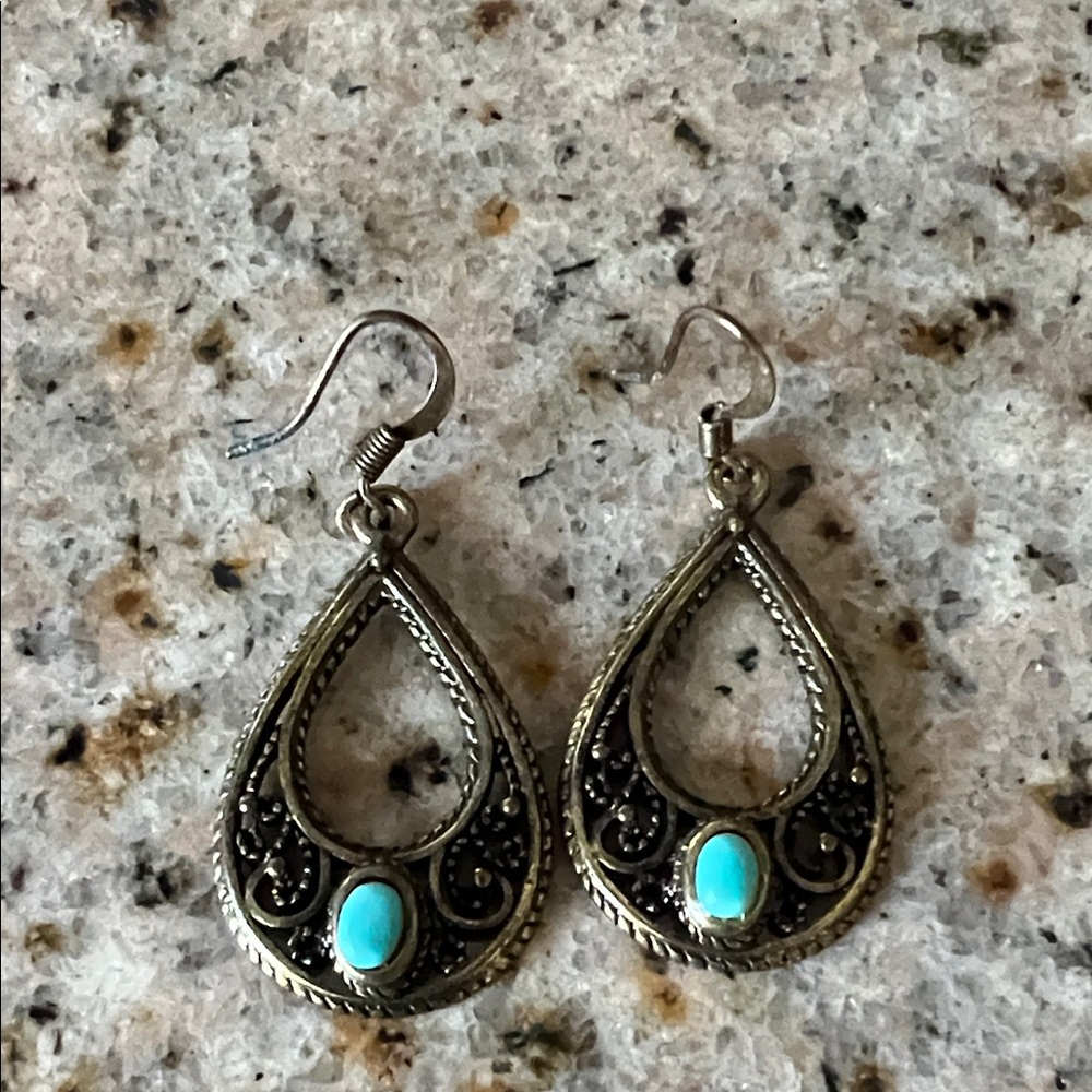 Elegant Teardrop Earrings used but in great condition